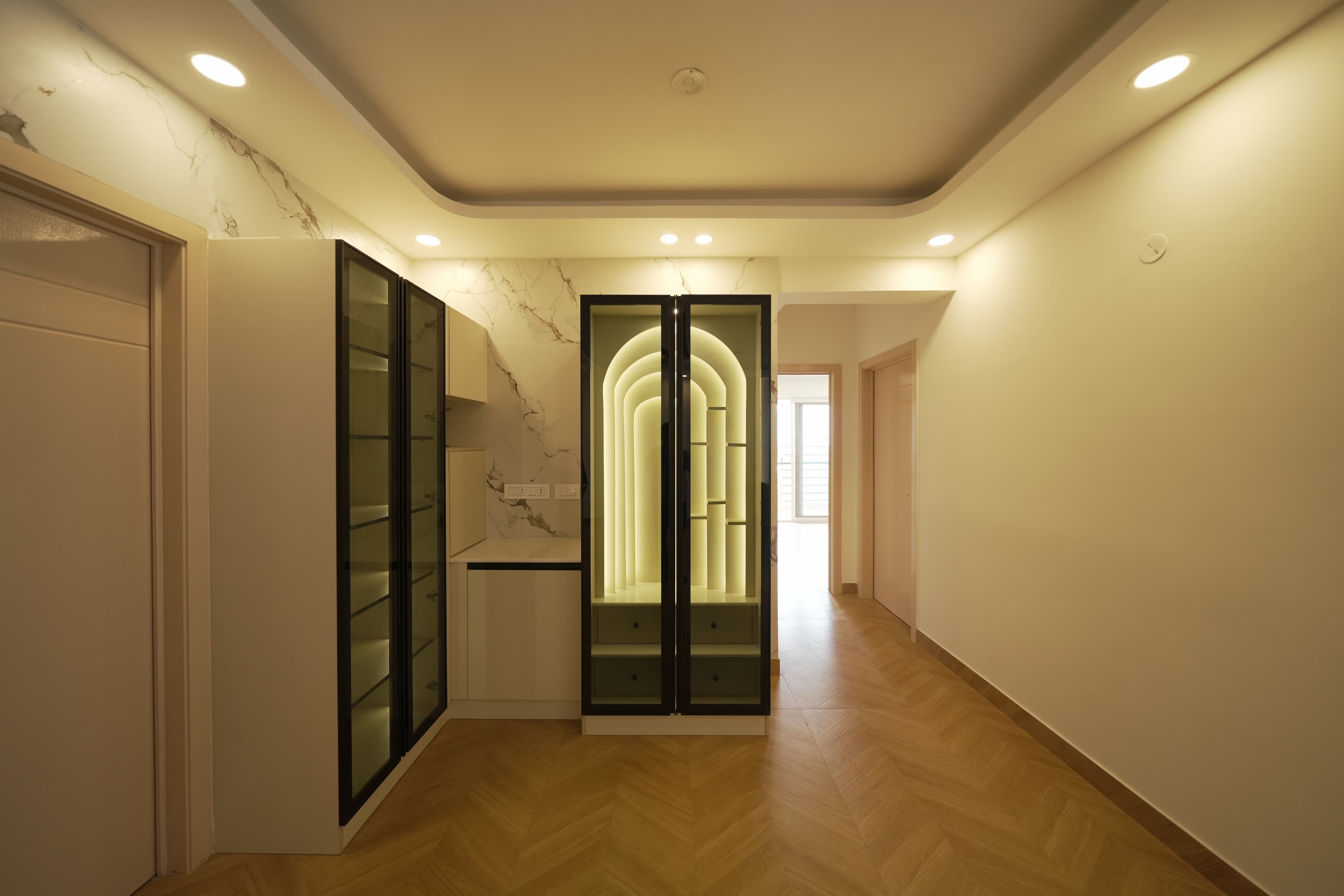 Contemporary bedroom interior